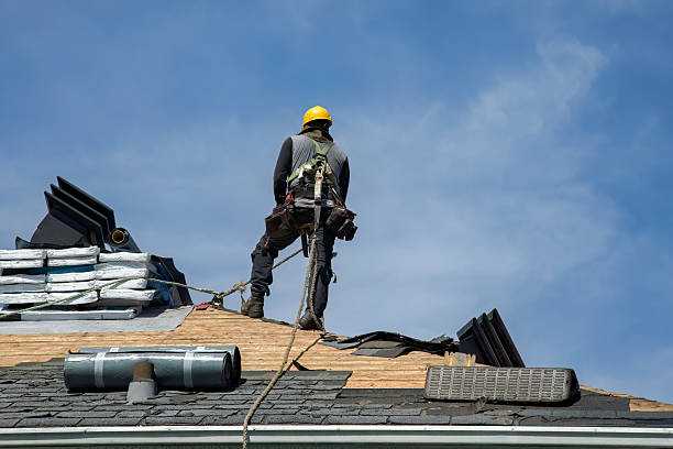 Professional Emergency Roof Repair technician working in Crawfordsville, IN